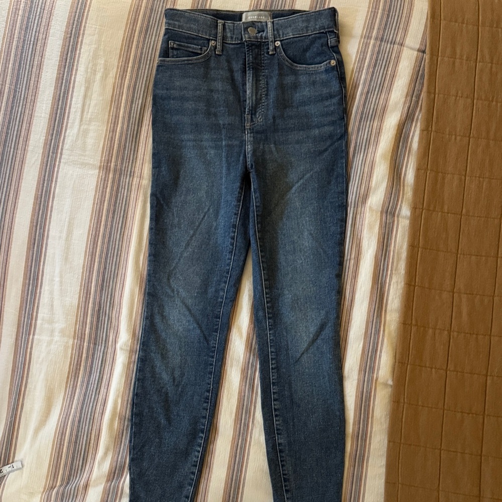 Everlane Dark Blue Skinny Jeans
